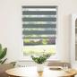 Preview: Zebrarollo Dunkelgrau 80x100 cm Stoffbreite 75,9 cm Polyester
