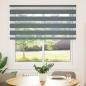 Preview: Zebrarollo Dunkelgrau 150x100 cm Stoffbreite 145,9 cm Polyester