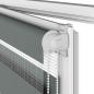 Preview: Zebrarollo Dunkelgrau 150x100 cm Stoffbreite 145,9 cm Polyester