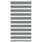Preview: ARDEBO.de - Zebrarollo Dunkelgrau 70x100 cm Stoffbreite 65,9 cm Polyester