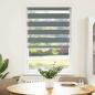 Preview: Zebrarollo Dunkelgrau 90x150 cm Stoffbreite 85,9 cm Polyester