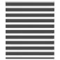 Preview: ARDEBO.de - Zebrarollo Schwarz 120x100 cm Stoffbreite 115,9 cm Polyester