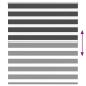 Preview: Zebrarollo Schwarz 120x100 cm Stoffbreite 115,9 cm Polyester