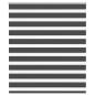 Preview: ARDEBO.de - Zebrarollo Schwarz 120x150 cm Stoffbreite 115,9 cm Polyester