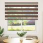 Preview: Zebrarollo Braun 150x150 cm Stoffbreite 145,9 cm Polyester