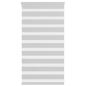 Preview: ARDEBO.de - Zebrarollo Hellgrau 75x100 cm Stoffbreite 70,9 cm Polyester