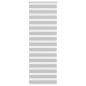 Preview: ARDEBO.de - Zebrarollo Hellgrau 90x200 cm Stoffbreite 85,9 cm Polyester
