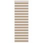 Preview: ARDEBO.de - Zebrarollo Sandbraun 80x230 cm Stoffbreite 75,9 cm Polyester
