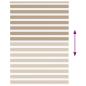Preview: Zebrarollo Sandbraun 160x230 cm Stoffbreite 155,9 cm Polyester