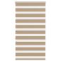 Preview: ARDEBO.de - Zebrarollo Sandbraun 80x150 cm Stoffbreite 75,9 cm Polyester