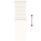 Preview: Zebrarollo Marmorbeige 40x150 cm Stoffbreite 35,9 cm Polyester