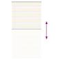 Preview: Zebrarollo Marmorbeige 70x150 cm Stoffbreite 65,9 cm Polyester