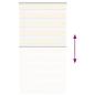 Preview: Zebrarollo Marmorbeige 80x150 cm Stoffbreite 75,9 cm Polyester