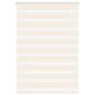 Preview: ARDEBO.de - Doppelrollo Marmorbeige 95x100 cm Stoffbreite 90,9 cm Polyester