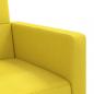 Preview: Schlafsofa mit Kissen Hellgelb Stoff