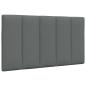 Preview: Bettgestell ohne Matratze Dunkelgrau 80x200 cm Stoff