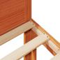 Preview: Massivholzbett ohne Matratze Wachsbraun 160x200 Kiefernholz