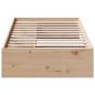 Preview: Tagesbett ohne Matratze 75x190 cm Massivholz Kiefer