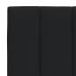 Preview: Bettgestell ohne Matratze Schwarz 90x200 cm Stoff