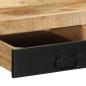 Preview: Schreibtisch 100x50x75 cm Raues Massivholz Mango