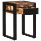 Preview: Beistelltisch Mehrfarbig 35x35x50 cm Altholz Massiv
