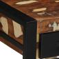 Preview: Beistelltisch Mehrfarbig 35x35x50 cm Altholz Massiv