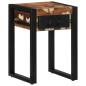 Preview: Beistelltisch Mehrfarbig 35x35x50 cm Altholz Massiv