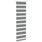 Preview: Zebrarollo Dunkelgrau 40x100 cm Stoffbreite 35,9 cm Polyester