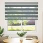 Preview: Zebrarollo Dunkelgrau 145x100 cm Stoffbreite 140,9 cm Polyester