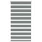 Preview: ARDEBO.de - Zebrarollo Dunkelgrau 75x100 cm Stoffbreite 70,9 cm Polyester