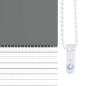 Preview: Zebrarollo Dunkelgrau 75x100 cm Stoffbreite 70,9 cm Polyester