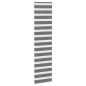 Preview: Zebrarollo Dunkelgrau 60x200 cm Stoffbreite 55,9 cm Polyester