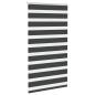 Preview: Zebrarollo Schwarz 75x100 cm Stoffbreite 70,9 cm Polyester