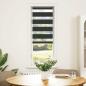 Preview: Zebrarollo Schwarz 50x150 cm Stoffbreite 45,9 cm Polyester