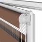 Preview: Zebrarollo Braun 50x100 cm Stoffbreite 45,9 cm Polyester