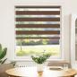 Preview: Zebrarollo Braun 110x150 cm Stoffbreite 105,9 cm Polyester