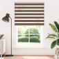 Preview: ARDEBO.de - Zebrarollo Braun 145x200 cm Stoffbreite 140,9 cm Polyester