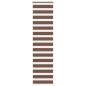 Preview: ARDEBO.de - Zebrarollo Braun 60x200 cm Stoffbreite 55,9 cm Polyester