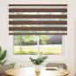 Preview: Zebrarollo Braun 145x150 cm Stoffbreite 140,9 cm Polyester