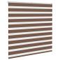 Preview: Zebrarollo Braun 145x150 cm Stoffbreite 140,9 cm Polyester