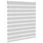 Preview: Zebrarollo Hellgrau 135x100 cm Stoffbreite 130,9 cm Polyester