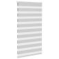 Preview: Zebrarollo Hellgrau 70x100 cm Stoffbreite 65,9 cm Polyester