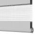 Preview: Zebrarollo Hellgrau 90x230 cm Stoffbreite 85,9 cm Polyester