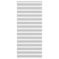 Preview: ARDEBO.de - Zebrarollo Hellgrau 105x200 cm Stoffbreite 100,9 cm Polyester