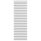 Preview: ARDEBO.de - Zebrarollo Hellgrau 75x200 cm Stoffbreite 70,9 cm Polyester
