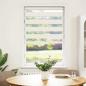 Preview: ARDEBO.de - Doppelrollo Marmorbeige 70x100 cm Stoffbreite 65,9 cm Polyester