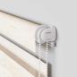 Preview: Zebrarollo Marmorbeige 80x230 cm Stoffbreite 75,9 cm Polyester