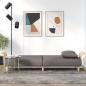Preview: Schlafsofa mit Armlehnen Taupe Stoff