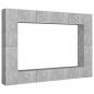 Preview: 8-tlg. TV-Schrank-Set Betongrau Holzwerkstoff