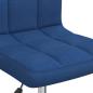 Preview: Esszimmerstuhl Drehbar Blau Stoff